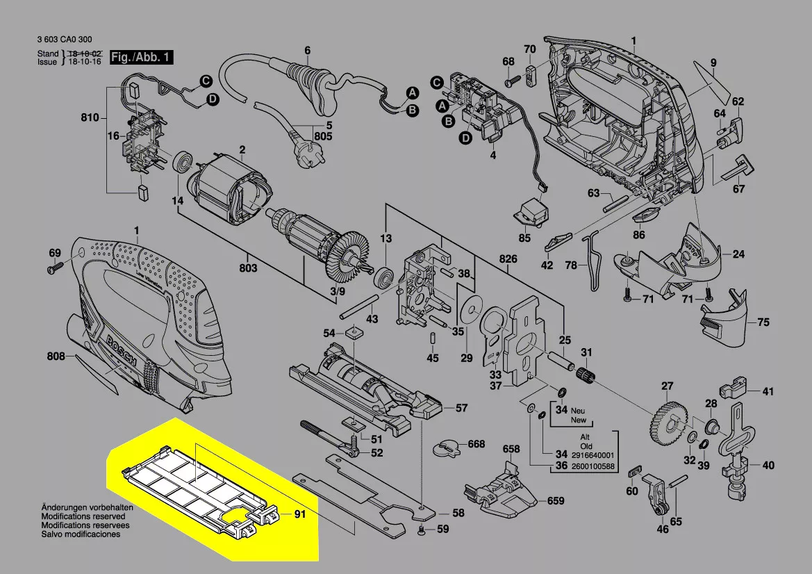 Patin de glissage réf. 2 609 003 553 Bosch